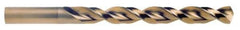 Cleveland - #29 135° Cobalt Jobber Drill - TiCN Finish, Right Hand Cut, Parabolic Flute, Straight Shank, 2-7/8" OAL, Standard Point - Industrial Tool & Supply