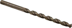 Cleveland - #6 135° Cobalt Jobber Drill - Oxide/Gold Finish, Right Hand Cut, Parabolic Flute, Straight Shank, 3-3/4" OAL, Split Point - Industrial Tool & Supply