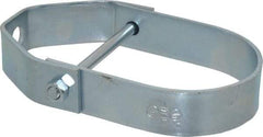 Empire - 3" Pipe, 1/2" Rod, Carbon Steel Adjustable Clevis Hanger - Electro Galvanized - Industrial Tool & Supply