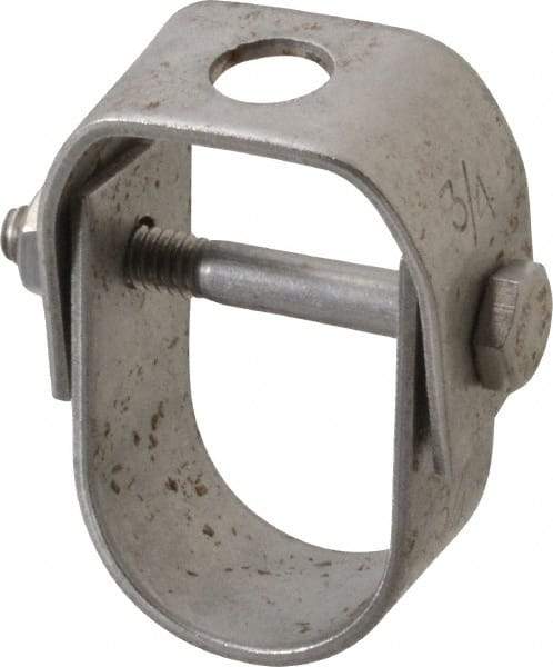 Empire - 3/4" Pipe, 3/8" Rod, Grade 304 Stainless Steel Adjustable Clevis Hanger - Industrial Tool & Supply