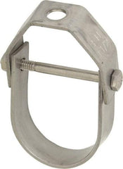 Empire - 1-1/2" Pipe, 3/8" Rod, Grade 304 Stainless Steel Adjustable Clevis Hanger - Industrial Tool & Supply
