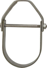 Empire - 3" Pipe, 1/2" Rod, Grade 304 Stainless Steel Adjustable Clevis Hanger - Industrial Tool & Supply