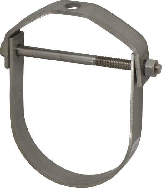 Empire - 5" Pipe, 5/8" Rod, Grade 304 Stainless Steel Adjustable Clevis Hanger - Industrial Tool & Supply