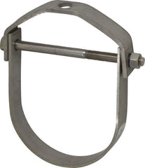 Empire - 5" Pipe, 5/8" Rod, Grade 304 Stainless Steel Adjustable Clevis Hanger - Industrial Tool & Supply