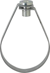 Empire - 3" Pipe, 1/2" Rod, Carbon Steel Emlok Swivel Ring Hanger - Pre-Galvanized, 600 Lb Capacity - Industrial Tool & Supply