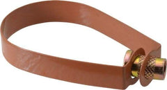 Empire - 2" Pipe, 3/8" Rod, Carbon Steel Emlok Swivel Ring Hanger - Copper Plated, 600 Lb Capacity - Industrial Tool & Supply