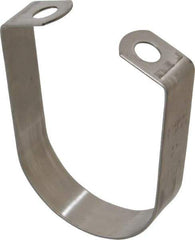 Empire - 2" Pipe, 3/8" Rod, Grade 304 Stainless Steel Adjustable Band Hanger - Industrial Tool & Supply