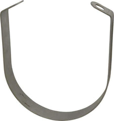 Empire - 6" Pipe, 1/2" Rod, Grade 304 Stainless Steel Adjustable Band Hanger - Industrial Tool & Supply
