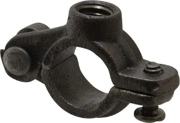 Empire - 3/8" Pipe, 3/8" Rod, Malleable Iron Split Ring Hanger - Black, 180 Lb Capacity - Industrial Tool & Supply