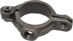 Empire - 3/4" Pipe, 3/8" Rod, Malleable Iron Split Ring Hanger - Black, 180 Lb Capacity - Industrial Tool & Supply
