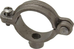 Empire - 1" Pipe, 3/8" Rod, Malleable Iron Split Ring Hanger - Black, 180 Lb Capacity - Industrial Tool & Supply