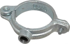 Empire - 1-1/4" Pipe, 3/8" Rod, Malleable Iron Split Ring Hanger - Electro Galvanized, 180 Lb Capacity - Industrial Tool & Supply