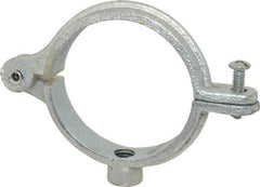 Empire - 2-1/2" Pipe, 1/2" Rod, Malleable Iron Split Ring Hanger - Electro Galvanized, 300 Lb Capacity - Industrial Tool & Supply