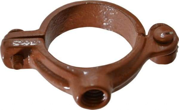 Empire - 1-1/4" Pipe, 3/8" Rod, Malleable Iron Split Ring Hanger - Epoxy Coated - Industrial Tool & Supply
