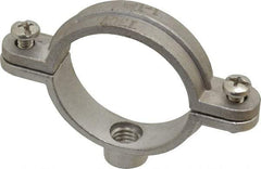 Empire - 1-1/4" Pipe, 3/8" Rod, Grade 304 Stainless Steel Split Ring Hanger - Industrial Tool & Supply