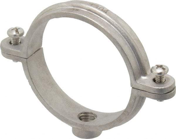 Empire - 2" Pipe, 3/8" Rod, Grade 304 Stainless Steel Split Ring Hanger - Industrial Tool & Supply