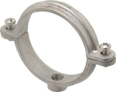Empire - 2" Pipe, 3/8" Rod, Grade 304 Stainless Steel Split Ring Hanger - Industrial Tool & Supply