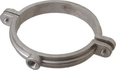 Empire - 4" Pipe, 1/2" Rod, Grade 304 Stainless Steel Split Ring Hanger - Industrial Tool & Supply
