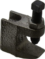 Empire - 3/4" Max Flange Thickness, 3/8" Rod Top Beam Clamp - 350 Lb Capacity, Ductile Iron - Industrial Tool & Supply