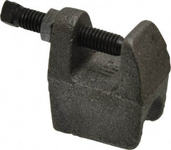 Empire - 3/4" Max Flange Thickness, 5/8" Rod Top Beam Clamp - 550 Lb Capacity, Ductile Iron - Industrial Tool & Supply