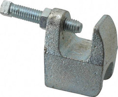 Empire - 3/4" Max Flange Thickness, 5/8" Rod Top Beam Clamp - 550 Lb Capacity, Ductile Iron - Industrial Tool & Supply
