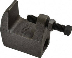 Empire - 1-1/4" Max Flange Thickness, 3/4" Rod Wide Jaw Top Beam Clamp - 900 Lb Capacity, Ductile Iron - Industrial Tool & Supply