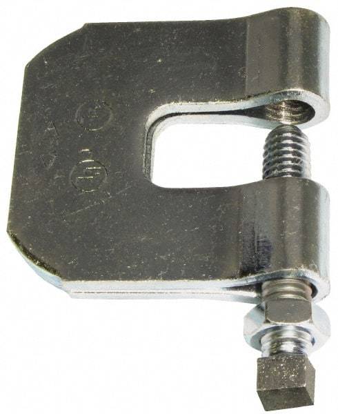 Empire - 3/4" Max Flange Thickness, 3/4" Rod C-Clamp with Locknut - 630 Lb Capacity, Carbon Steel - Industrial Tool & Supply
