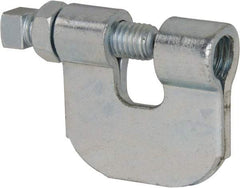Empire - 3/4" Max Flange Thickness, 5/8" Rod C-Clamp with Locknut - 550 Lb Capacity, Carbon Steel - Industrial Tool & Supply