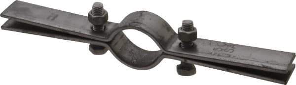 Empire - 1-1/4" Pipe, Riser Clamp - Black, 250 Lb Capacity, Carbon Steel - Industrial Tool & Supply