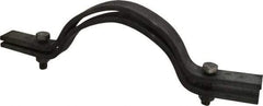 Empire - 8" Pipe, Riser Clamp - Black, 2,500 Lb Capacity, Carbon Steel - Industrial Tool & Supply