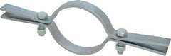 Empire - 4" Pipe, Electro Galvanized Riser Clamp - 750 Lb Capacity, Carbon Steel - Industrial Tool & Supply