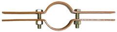 Empire - 2-1/2" Pipe, Copper Plated Riser Clamp - 400 Lb Capacity, Carbon Steel - Industrial Tool & Supply