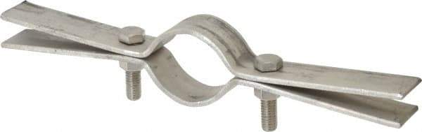 Empire - 1-1/2" Pipe, Riser Clamp - 250 Lb Capacity, Grade 304 Stainless Steel - Industrial Tool & Supply