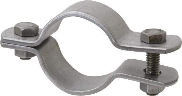 Empire - 1-1/4" Pipe, Standard Pipe Clamp - Black, 500 Lb Capacity, Carbon Steel - Industrial Tool & Supply