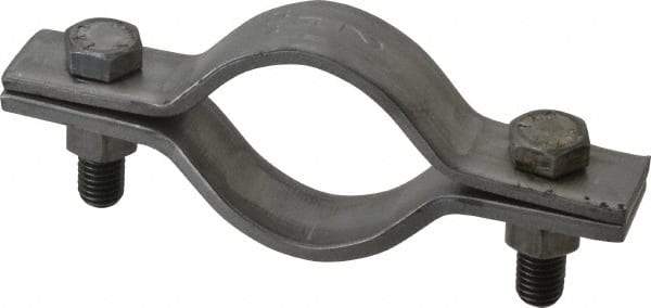 Empire - 2" Pipe, Standard Pipe Clamp - Black, 1,040 Lb Capacity, Carbon Steel - Industrial Tool & Supply