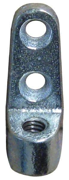 Empire - 1/2" Rod Side Beam Connector - 480 Lb Capacity, Malleable Iron - Industrial Tool & Supply