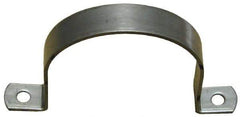 Empire - 1/4 Pipe, Grade 304 Stainless Steel, Pipe, Conduit or Tube Strap - 2 Mounting Holes - Industrial Tool & Supply