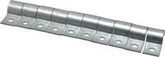 Empire - 1/4" Pipe, Carbon Steel, Electro Galvanized" Pipe or Conduit Strap - 1 Mounting Hole - Industrial Tool & Supply