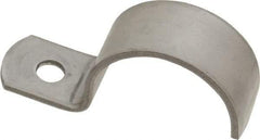 Empire - 1" Pipe, Grade 304 Stainless Steel," Pipe or Conduit Strap - 1 Mounting Hole - Industrial Tool & Supply