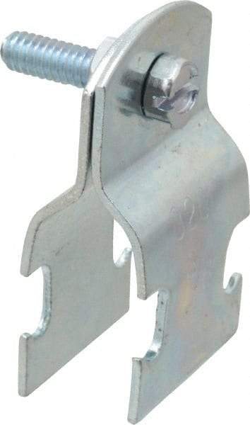Empire - 3/8" Pipe," Pipe Clamp - Electro Galvanized - Industrial Tool & Supply