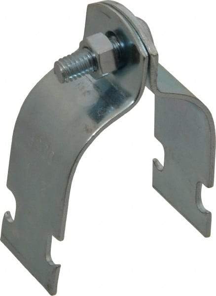 Empire - 1-1/2" Pipe," Pipe Clamp - Electro Galvanized - Industrial Tool & Supply