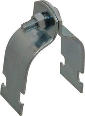 Empire - 1-1/2" Pipe," Pipe Clamp - Electro Galvanized - Industrial Tool & Supply