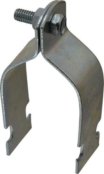 Empire - 2" Pipe," Pipe Clamp - Electro Galvanized - Industrial Tool & Supply