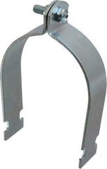 Empire - 3-1/2" Pipe," Pipe Clamp - Electro Galvanized - Industrial Tool & Supply