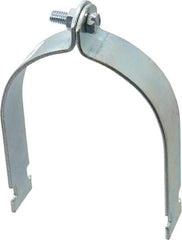 Empire - 4" Pipe," Pipe Clamp - Electro Galvanized - Industrial Tool & Supply