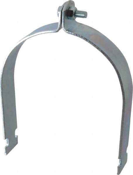 Empire - 5" Pipe," Pipe Clamp - Electro Galvanized - Industrial Tool & Supply