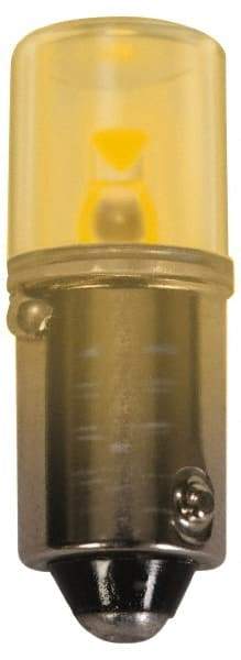 Value Collection - 0.47 Watt, 6.3 Volt, LED Miniature & Specialty T3-1/4 Lamp - Miniature Bayonet Base, 0.01 to 0.999 Equivalent Range, Warm (1,000 to 3,000), Dimmable, 1-1/4" OAL - Industrial Tool & Supply