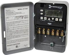 Intermatic - 7 Day Indoor Digital Electronic Timer Switch - 28 On/Off, 120/208/240/277 VAC, 50/60 Hz, - Industrial Tool & Supply