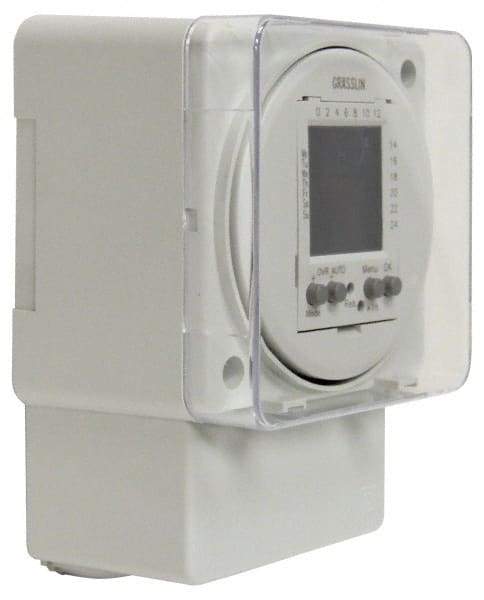 Intermatic - 24 hr & 7 Day Indoor Digital Electronic Timer Switch - 50 On/Off, 120 to 277 VAC, 50/60 Hz, - Industrial Tool & Supply