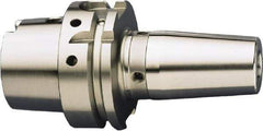 HAIMER - 8mm Hole Diam, HSK63A Taper Shank Shrink Fit Tool Holder & Adapter - 80mm Projection, 21mm Nose Diam, 36mm Clamping Depth, 25,000 RPM - Exact Industrial Supply